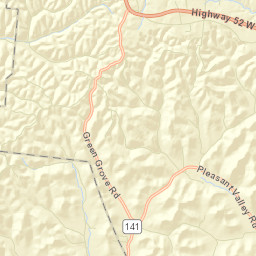 Green Grove Tennessee Street Map