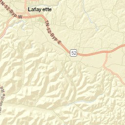 Webbtown Tennessee Street Map