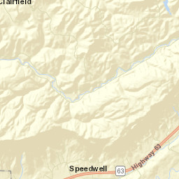 Speedwell Tennessee Street Map
