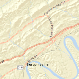 Zion Hill Tennessee Street Map