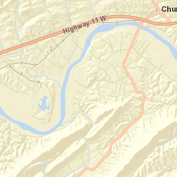McPheeter Bend Tennessee Street Map