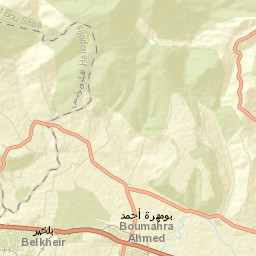 Boumahra Ahmed Street Map