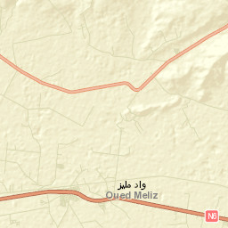 Oued Meliz Street Map