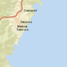Tekirova Street Map