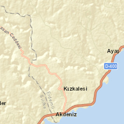 Kızkalesi Street Map