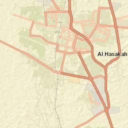 Al Ḩasakah Street Map