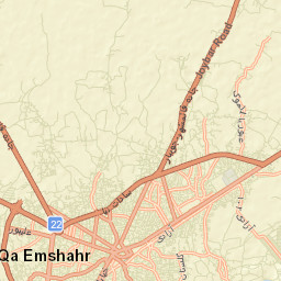 Qaem Shahr Street Map