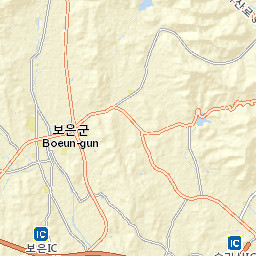 Boeun-gun Street Map