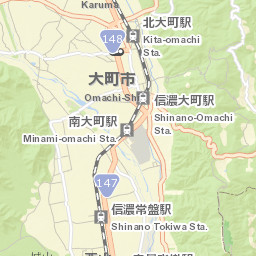Ōmachi Street Map