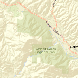 Robles Del Rio California Street Map