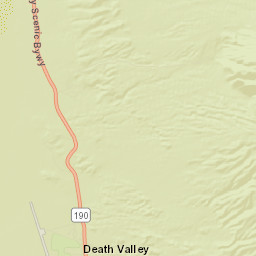 Furnace Creek California Street Map