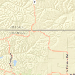 Blackjack Corner Arkansas Street Map