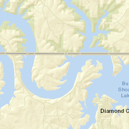 Diamond City Arkansas Street Map