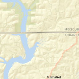 Gamaliel Arkansas Street Map