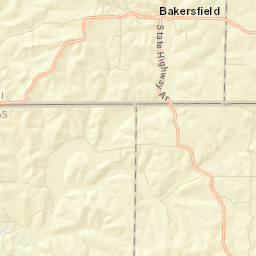 County Line Arkansas Street Map