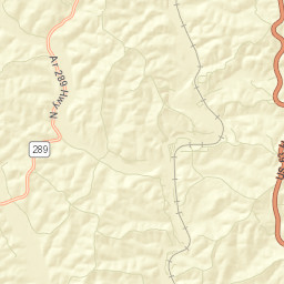 Many Islands Arkansas Street Map