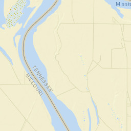 Cates Tennessee Street Map
