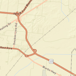 Shofner Tennessee Street Map