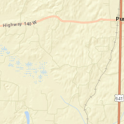 Puryear Tennessee Street Map