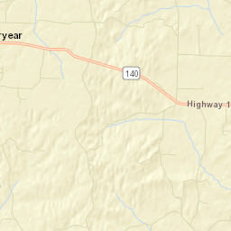 Conyersville Tennessee Street Map