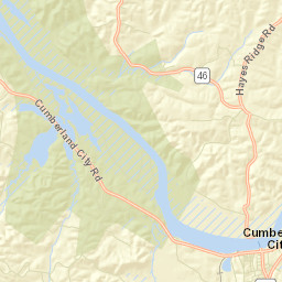 Throckmorton Tennessee Street Map