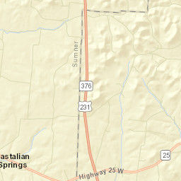 Templow Tennessee Street Map