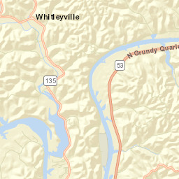 Whitleyville Tennessee Street Map