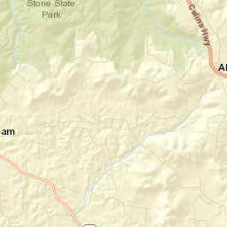 Allons Tennessee Street Map