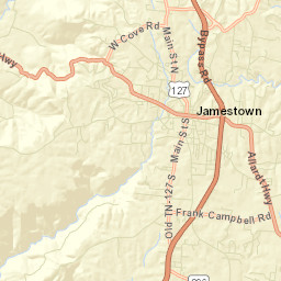 Pine Haven Tennessee Street Map