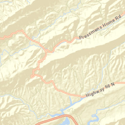 Klondike Tennessee Street Map