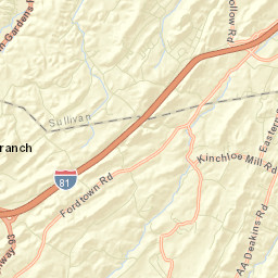 Kincheloe Mill Tennessee Street Map