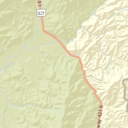 Shouns Tennessee Street Map