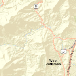 West Jefferson Street Map