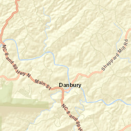 Danbury Street Map