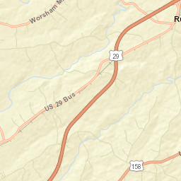 1841 Lick Fork Creek Road, Reidsville, NC  Street Map