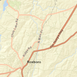 Roxboro Street Map