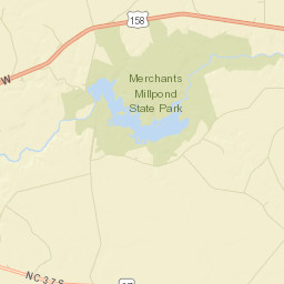 Gates County Street Map