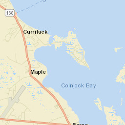 Currituck Street Map