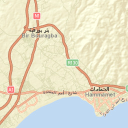 Hammamet Street Map