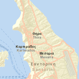 Firá Street Map