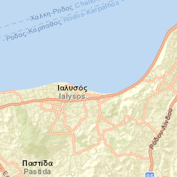 Ialysós Street Map