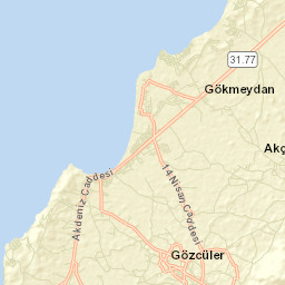 Arsuz Street Map