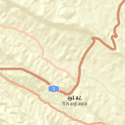Shaqlāwah Street Map
