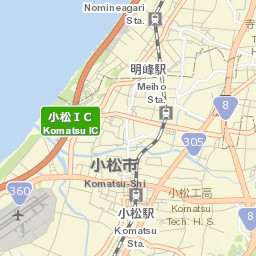 Komatsu Street Map