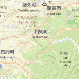 Nomi Shi Street Map