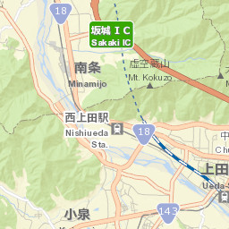 Ueda Street Map