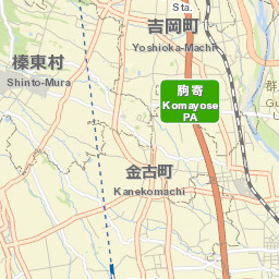 Kanekomachi Street Map