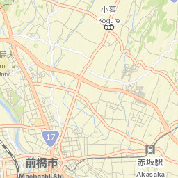 Maebashi Street Map