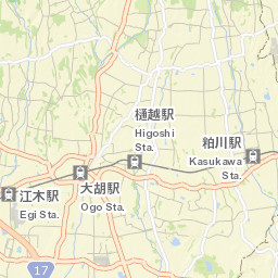 Maebashi Shi Street Map