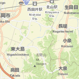 Mooka-shi Street Map